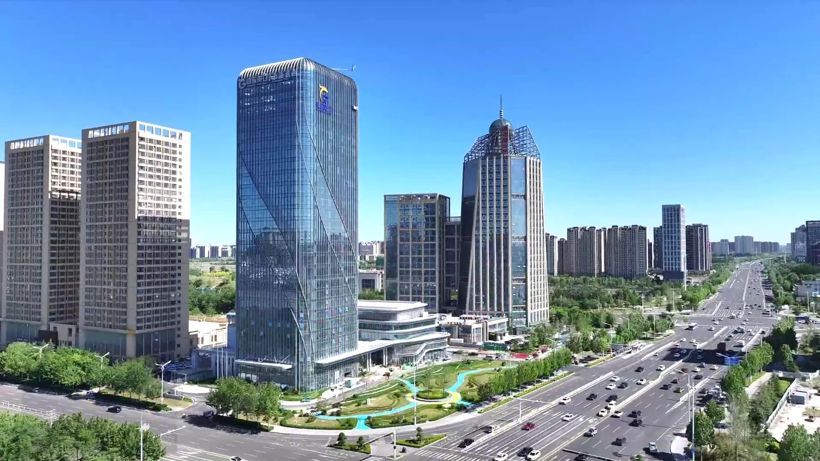 潍坊高新区现代化城市建筑群